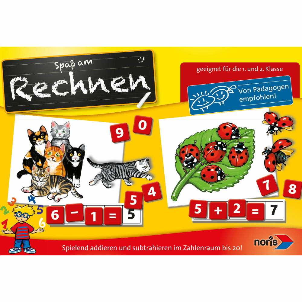 Noris Rechnen, Lernspiel, Kinderspiel, Wissensspiel, Gedächtnisspiel, Pappe, 606076341
