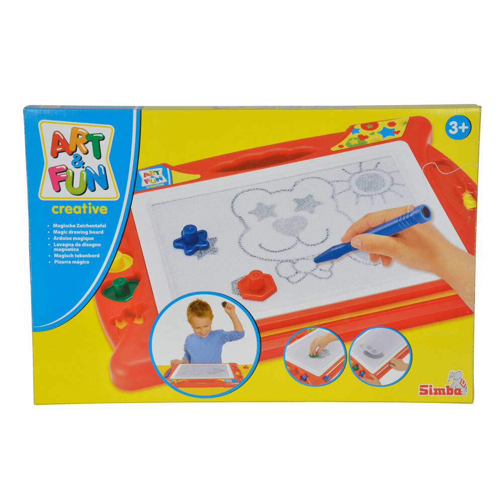 Simba Art&amp;Fun, Magic Drawing Board, Wonder Board, Magic Board, Toy, Plastic, 31 cm, 106334024