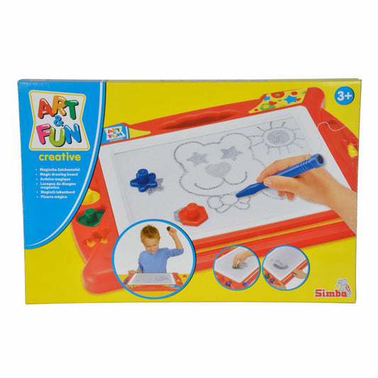 Simba Art&Fun, Magische Zeichentafel, Wundertafel, Zaubertafel, Spielzeug, Kunststoff, 31 cm, 106334024