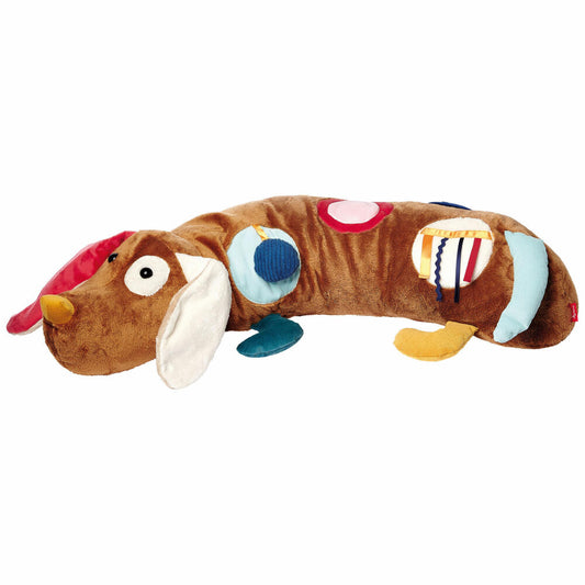 sigikid PlayQ Aktiv-Kissen Hund, Entdeckerkissen, Kuschel Kissen, Kinderkissen, Spielkissen, Kinderspielzeug, Kinder Spielzeug, Polyester, 40999