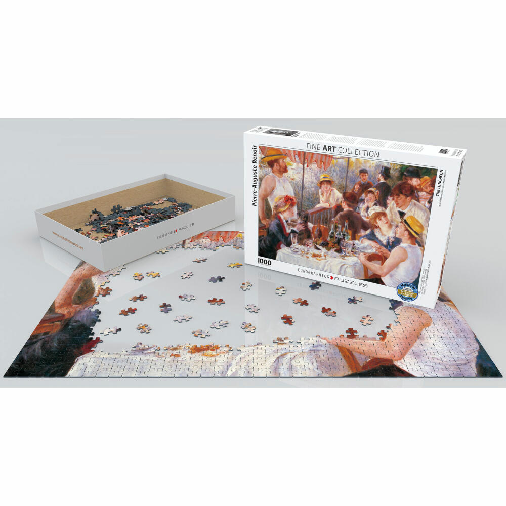 Eurographics Puzzle The Luncheon of the Rowers by Auguste Renoir, 1000 pieces, 68 x 48 cm, 6000-2031