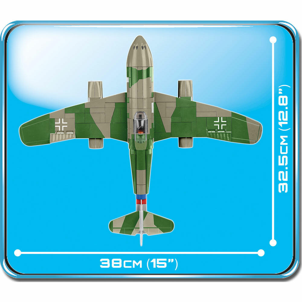 COBI interlocking brick set Messerschmitt Me262 A-1a, World War 2 Historical Collection, fighter aircraft, interlocking bricks, 390 pieces, 5721