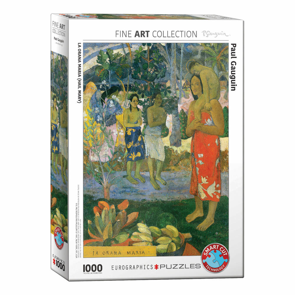 Eurographics Puzzle La Orana Maria by Gauguin, Hail Mary, 1000 pieces, 68 x 48 cm, 6000-0835