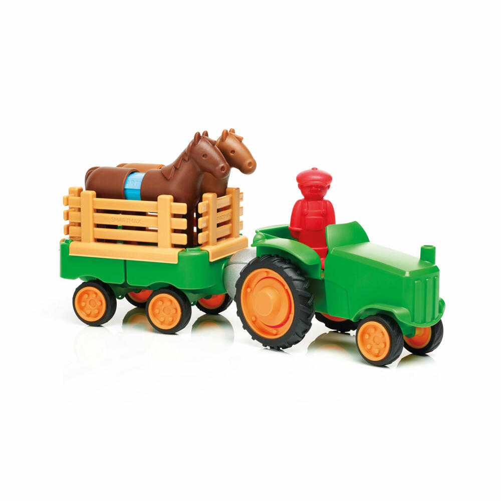 SmartMax My First Tractor Set, Magnetspielzeug, Magnet Spielzeug, Konstruktionsspielzeug, SMX 222