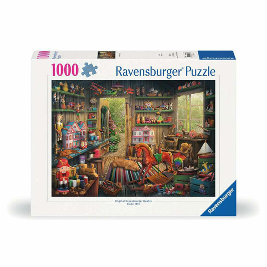 Ravensburger Puzzle Spielzeug von damals, Erwachsenenpuzzle, 1000 Teile, 12000576