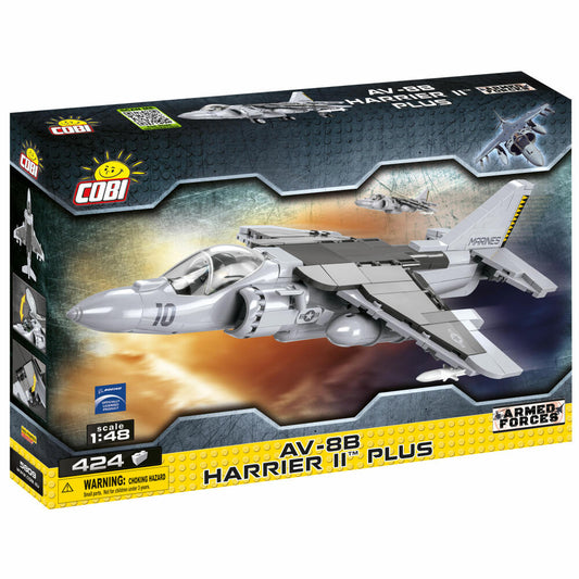 COBI Klemmbausteinset AV-8B Harrier II Plus, Armed Forces, Kampfflugzeug, Jet, Klemmbausteine, 424 Teile, 5809