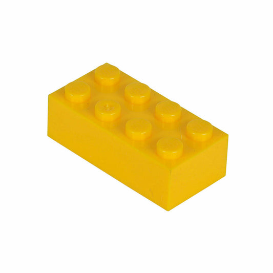 Simba Blox 40 Gelbe 8er Steine in Dose, Bausteine, Bauklötze, Kinder Spielzeug, 40 Stück, 104118857