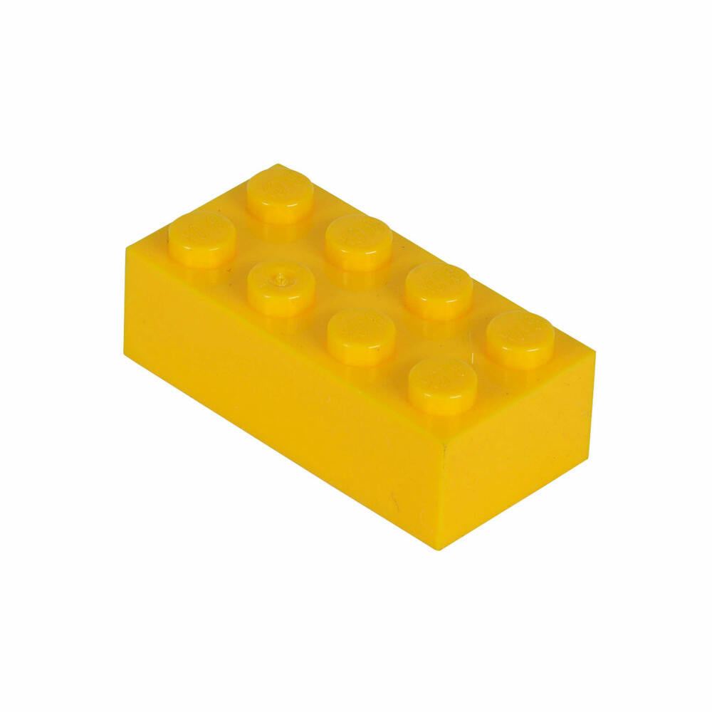 Simba Blox 40 Gelbe 8er Steine in Dose, Bausteine, Bauklötze, Kinder Spielzeug, 40 Stück, 104118857