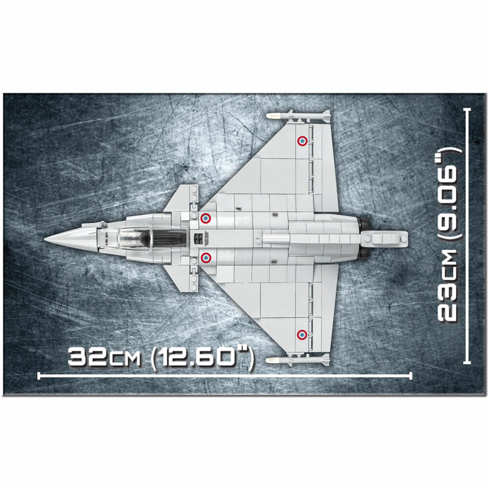 COBI Armed Forces Rafale C Kampfjet, Flugzeug, Konstruktionsbausteine, Spielzeug, 400 Teile, 5802