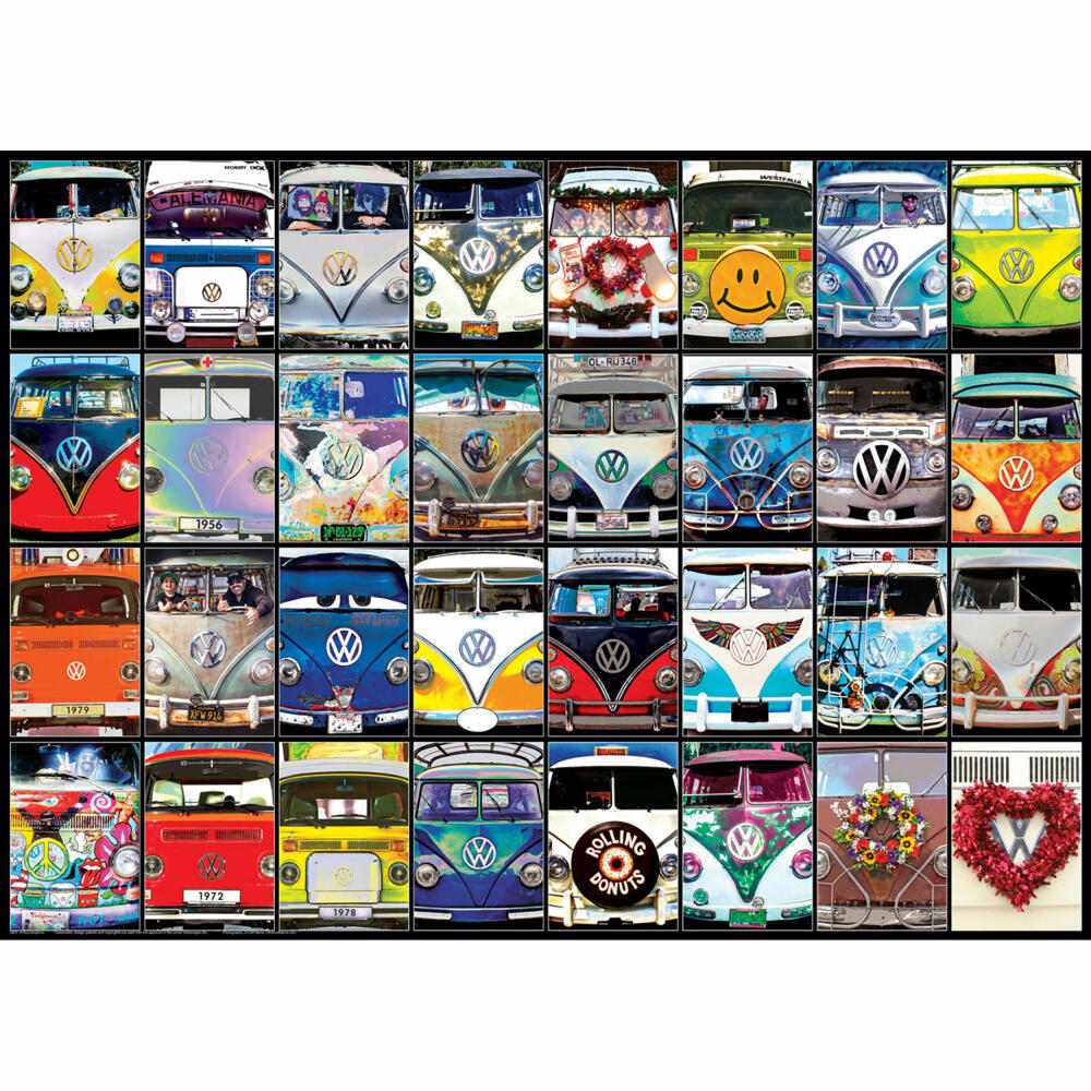Eurographics Puzzle Tolle Bulligesichter, 1000 Teile, 68 x 48 cm, 6000-0870