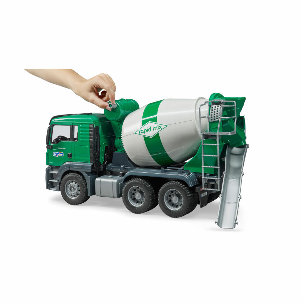 Bruder Baufahrzeuge MAN TGS Betonmisch-LKW, Betonmischer, Modellfahrzeug, Modell Fahrzeug, Spielzeug, 03710