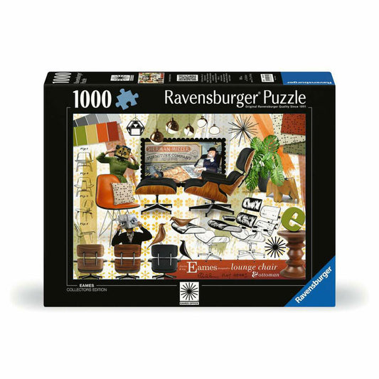 Ravensburger Puzzle Eames Design Klassiker, Erwachsenenpuzzle, 1000 Teile, 12000399