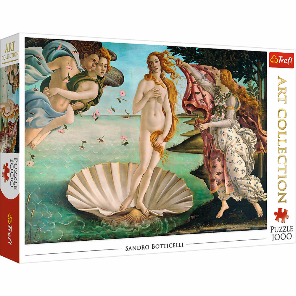 Trefl Puzzle Sandro Botticelli - Die Geburt der Venus, 1000 Teile, 68.3 x 48 cm, 10589