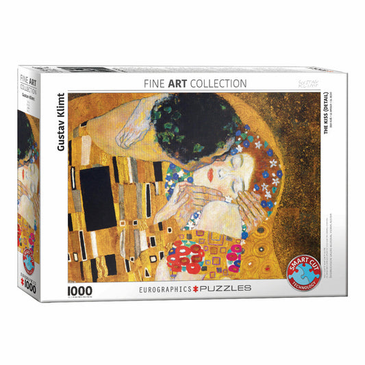 Eurographics Puzzle The Kiss by Gustav Klimt - Detail, 1000 pieces, 68 x 48 cm, 6000-0142