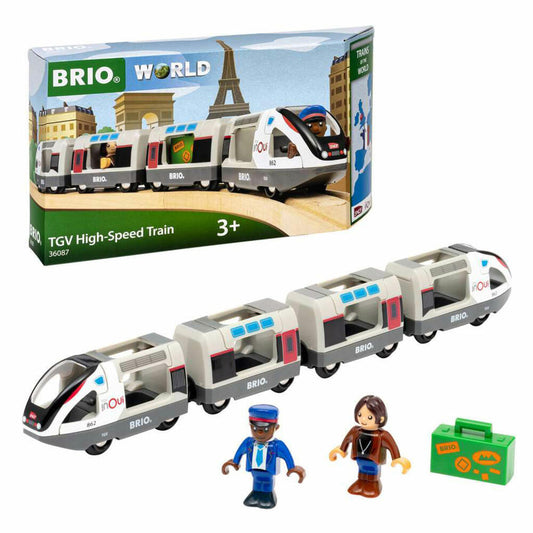BRIO TGV Hochgeschwindigkeitszug, Zug, Spielzeuglok, Lok, Hochgeschwindigkeitslok, Spielzeug, 63608700