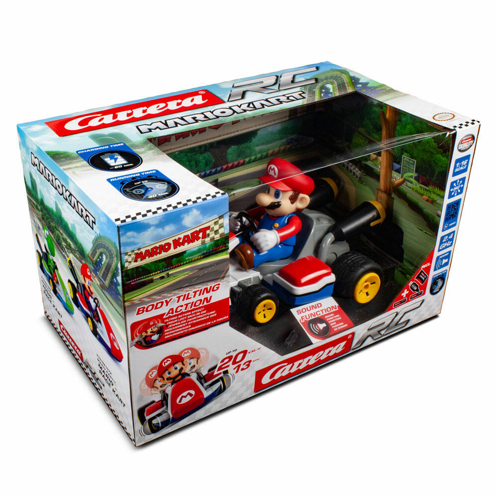Carrera Mario Kart Mario Race Kart, remote-controlled car, car, racing vehicle, Carrera RC CARS, 2.4 GHz, 370162107X