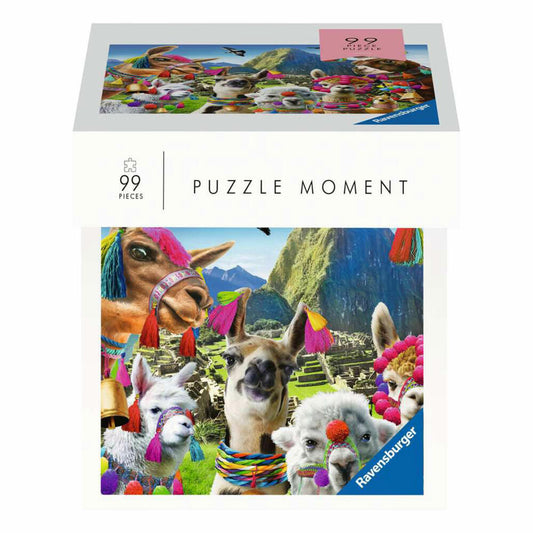 Ravensburger Puzzle Lama, Erwachsenenpuzzle, Mini-Puzzle, 99 Teile, 16536