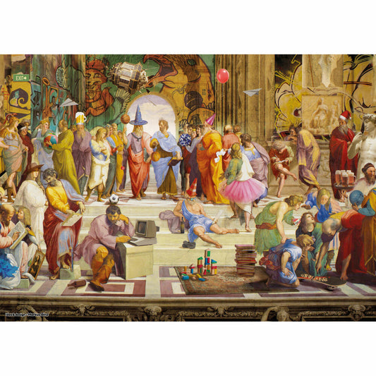 Schmidt Spiele Puzzle Die Schule von Athen 2024, Erwachsenenpuzzle, Markus Binz, 1000 Teile, 58526