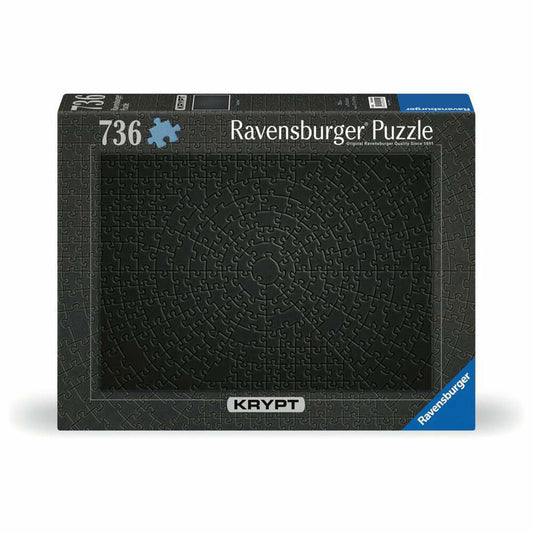 Ravensburger Puzzle Krypt Black, Erwachsenenpuzzle, 736 Teile, 12000054