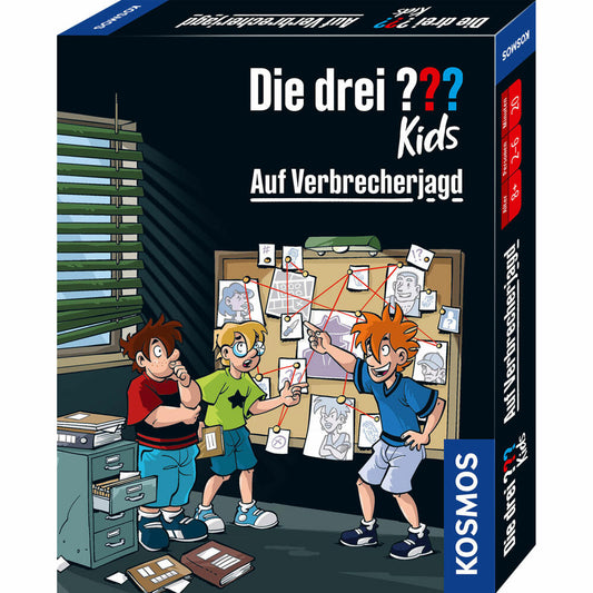KOSMOS The Three ??? Kids On the Hunt for Criminals, Cooperative Card Game, Children's Game, Ages 8 and Up, 741792