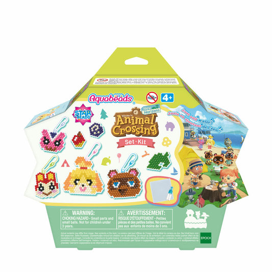 Aquabeads Animal Crossing New Horizons Figure Set, Craft Set License, Crafting, Craft Beads, 800 Beads, 31832