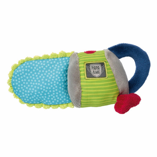 sigikid Papa & Me Rassel Motorsäge, Vibrationsrassel, Greifling, Rassel, Rasselgreifling, Babyspielzeug, Baby Spielzeug, L 21 cm, 41677