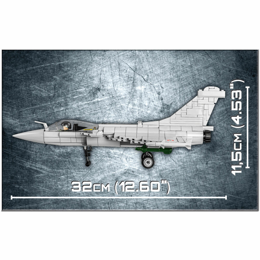 COBI Armed Forces Rafale C Kampfjet, Flugzeug, Konstruktionsbausteine, Spielzeug, 400 Teile, 5802