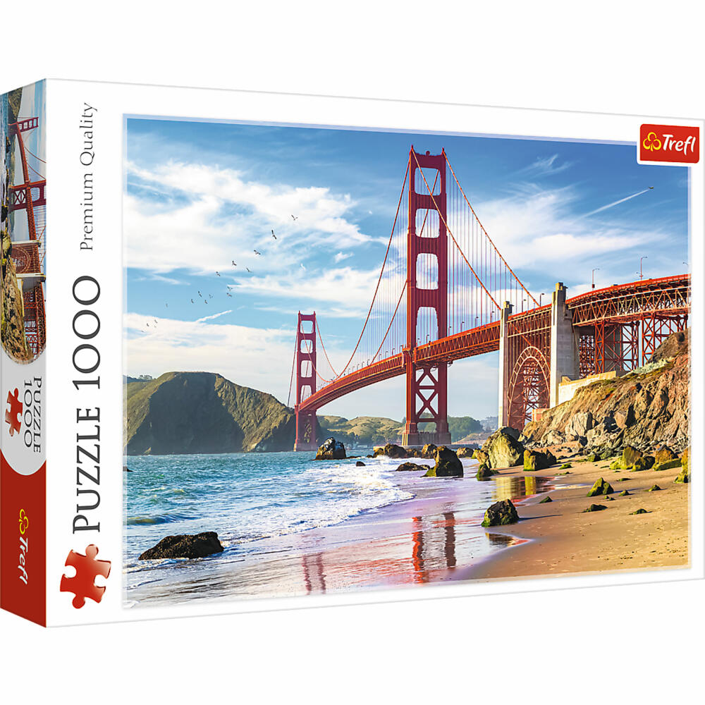Trefl Puzzle Golden Gate Bridge, San Francisco, 1000 pieces, 68.3 x 48 cm, 10722