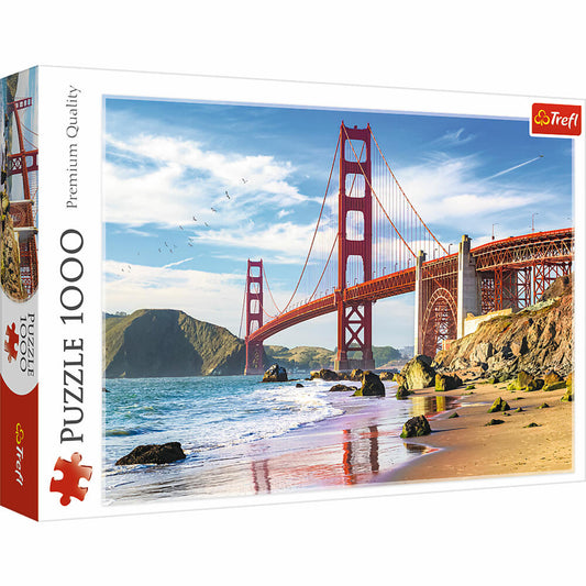 Trefl Puzzle Golden Gate Bridge, San Francisco, 1000 pieces, 68.3 x 48 cm, 10722