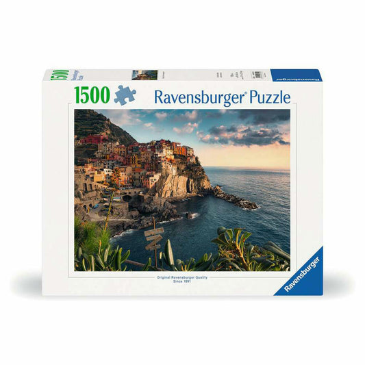 Ravensburger Puzzle Blick auf Cinque Terre, Erwachsenenpuzzle, 1500 Teile, 12000705