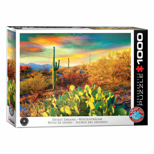 Eurographics Puzzle Wüstenträume, Smart Cut, 1000 Teile, 68 x 48 cm, 6000-0690