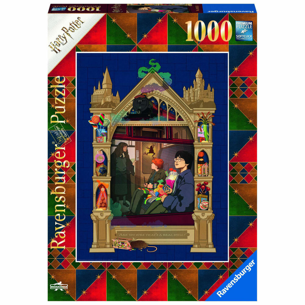 Ravensburger Puzzle Harry Potter Path to Hogwarts, Adult Puzzle, Adult Puzzles, 1000 Pieces, 16515