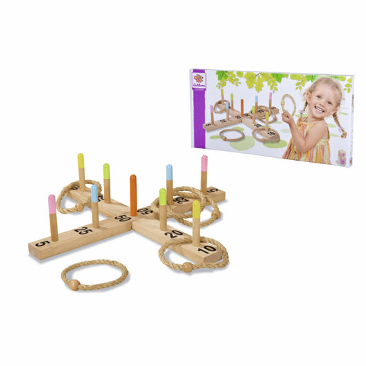 Eichhorn Outdoor Ring Toss Game, Throwing Game, Rings Throwing, Skill Game, Garden Game, 100004405