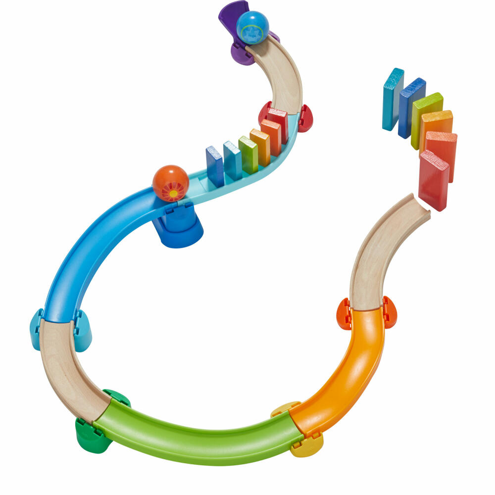 HABA Kullerbü ball track, domino staircase, beech, plastic, from 2 years, 305347
