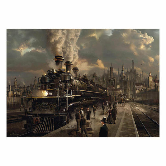 Schmidt Spiele Lokomotive, Puzzle, Erwachsenenpuzzle, Standard, 1000 Teile, 58206