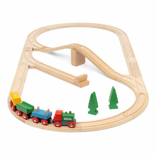 BRIO 65 Jahre Holzeisenbahn Jubiläums-Zugset, 32-tlg., Holzeisenbahn, Holz Eisenbahn, Spielzeug, 63603600