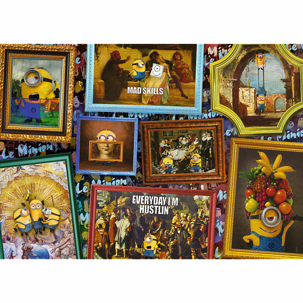 Trefl Puzzle Minions Galerie, 1000 Teile, 68.3 x 48 cm, 10744