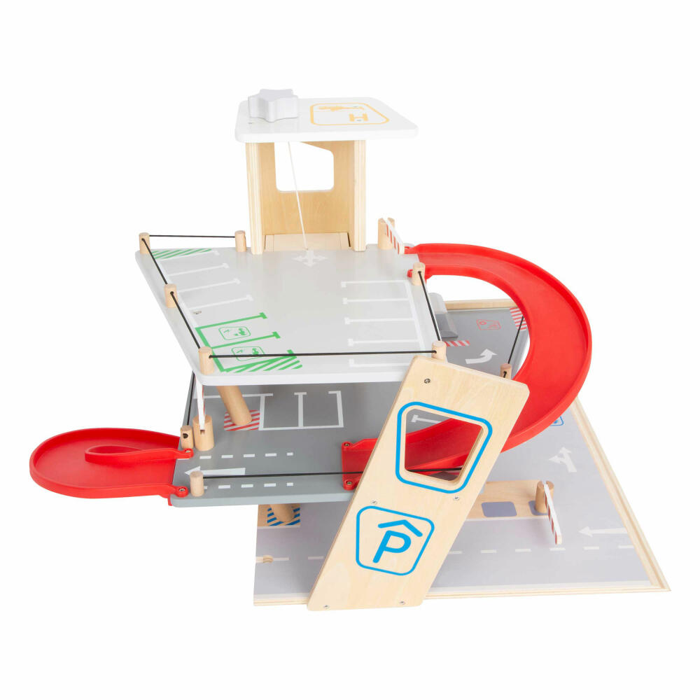 Legler Small Foot Parkhaus Premium, Spielzeug, ab 3 Jahre, 11676