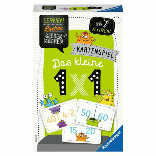 Ravensburger Educational Game Learning Laughing Do it yourself: Card Game The Little 1 x 1, 80350