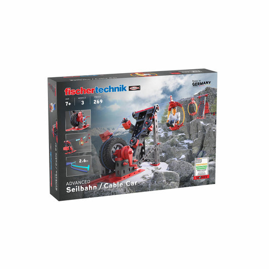 fischertechnik cable car, 269 pcs, construction kit, construction toy, toy, from 7 years, 564068
