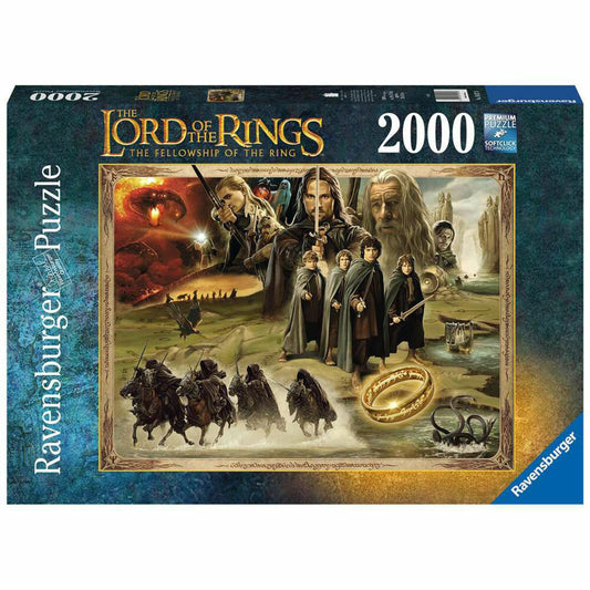 Ravensburger Puzzle LOTR: The Fellowship of the Ring, Erwachsenenpuzzle, 2000 Teile, 16927