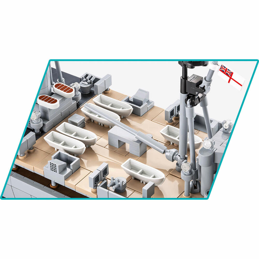 Cobi Klemmbausteinset HMS Hood Schlachtschiff, World War 2, Schiff, Spielzeug, 2613 Teile, 4830