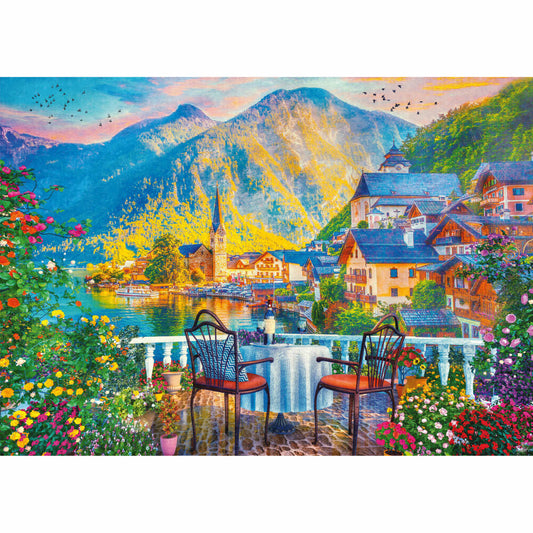Schmidt Spiele Puzzle Malerisches Hallstatt, Erwachsenenpuzzle, Standard, 1000 Teile, 59766