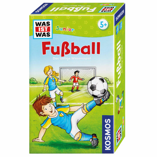 KOSMOS Family Games What is What – Junior Football, Football Quiz, Knowledge Game, Quiz Game, from 5 years, 711207