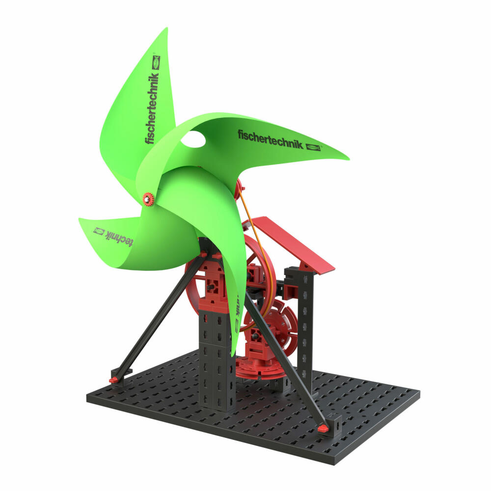 Fischertechnik Green Energy, 343-tlg., Baukasten, Konstruktionsspielzeug, Erneuerbare Energie, 559879