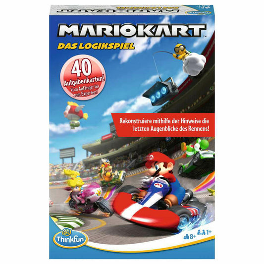 Ravensburger ThinkFun Mariokart - The Logic Game, Puzzle Game, Thinking Game, 1 Player, Ages 8 and Up, 76536