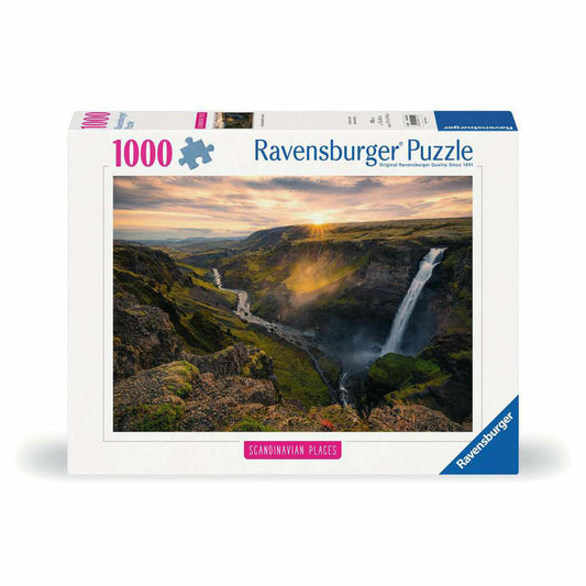 Ravensburger Puzzle Haifoss auf Island, Erwachsenenpuzzle, 1000 Teile, 12000110