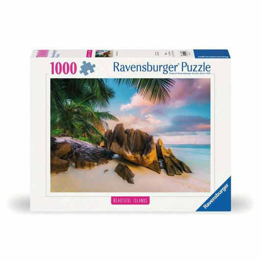 Ravensburger Puzzle Seychellen, Erwachsenenpuzzle, 1000 Teile, 12000154