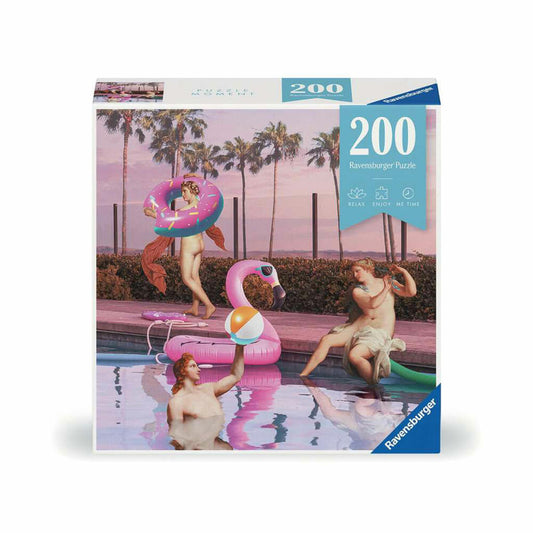 Ravensburger Moment Poolparty, 200 Teile, Erwachsenenpuzzle, Puzzle für Erwachsene, 12000768