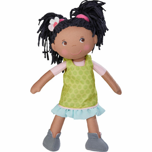 HABA Puppe Cari, Stoffpuppe, Anziehbar, ab 18 Monaten, Polyester, 30 cm, 304576